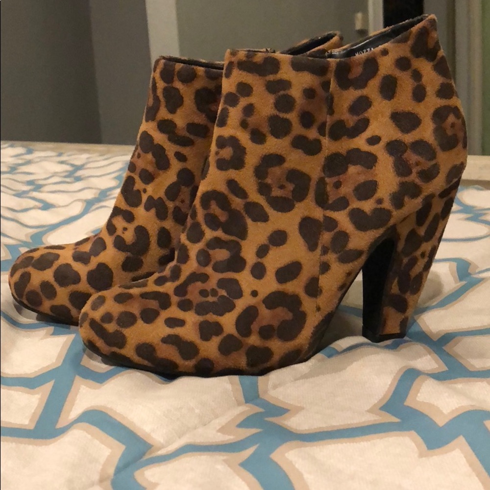 Leopard Bootie